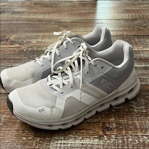 On Running women’s White and Gray Athletic Shoes